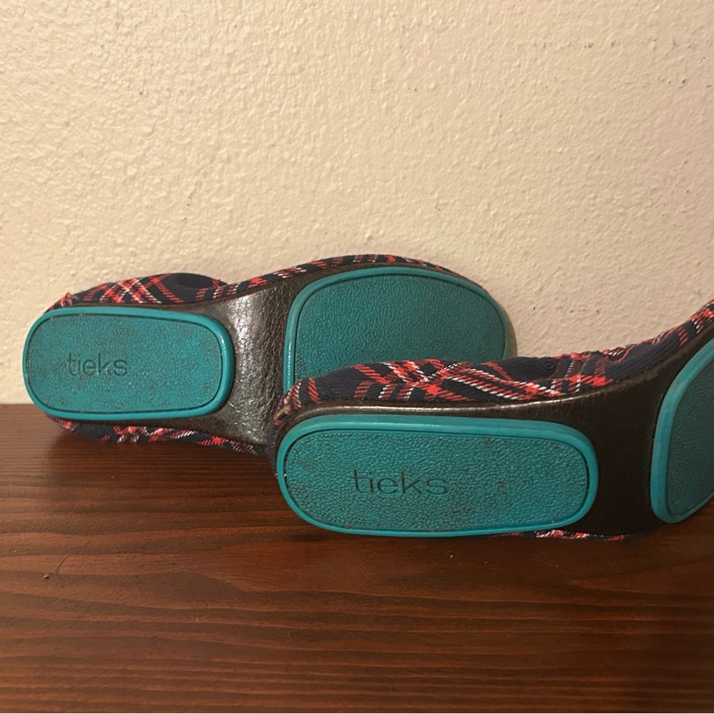 Tieks Plaid Ballet Flats - Picture 2 of 8